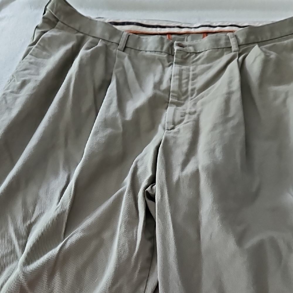Classic Gray Pleated Trousers